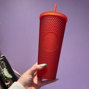 Starbucks Red Textured Tumbler